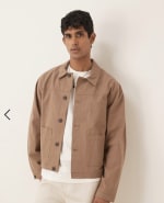 ASOS Chaqueta Harrington Marrón Sirsaca por 15,91€