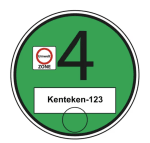 Milieusticker voor Duitsland voor €5,95