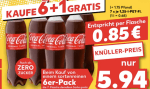 7 flessen Coca Cola a 1,25L voor €5,94 bij Kaufland