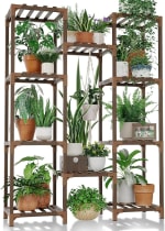 Bamworld Soporte para plantas (Armario colgante - 10 macetas) por 19,72€ en Amazon