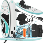 tectake Tabla de Paddle Surf Hinchable, Incluye Remo 2 en 1 por 144.79€