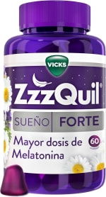 ZzzQuil Sueño Forte, Mayor dosis de Melatonina 60 gummies dormir por 19.47€