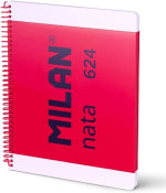 MILAN Cuaderno A4 espiral tapa dura cuadriculado por 2.95€