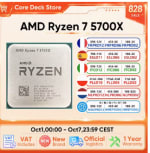 AMD Ryzen 7 9700X (4,6 GHz, 8-core) voor €132,99 bij AliExpress