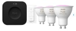Philips Hue White and Color Starter Pack GU10 3-pack + Bridge Pro + dimmer voor €169