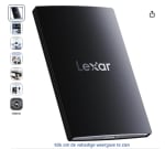 Lexar SL500 Externe SSD 4TB voor 325,89 euro