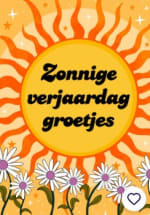 25% korting op alle verjaardagskaarten bij Greetz