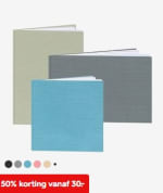 50% korting op basis fotoboeken vanaf €30 bij HEMA