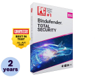 Bitdefender Total Security met VPN (2 jaar, 10 apparaten) voor €34,95 bij iBOOD