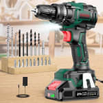 Taladro atornillador CEEIGOO 21 V 2.0 Ah por 23,99€ en Amazon