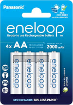eneloop AA Rechargeable Batteries (4-pack) for £9.77 at Amazon