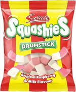 Swizzels Squashies Sweets, Drumstick Squashies Original Sweets - Raspberry and Milk
