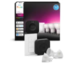 Philips Hue Starter Kit Pro: 3 GU10 bulbs + Dimmer switch + Bridge Pro voor €140,86