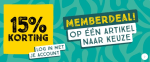 15% korting op één artikel naar keuze voor Xenos members