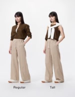Pantalon Easy en lin mélangé à 9,90€