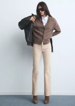Mango Outlet Jeans Sienna Flare Crop Arena por 7,99€