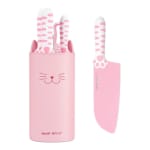 Juego Cuchillos Cocina Hecef Bloque Rosa 5 Piezas por $399 | Walmart