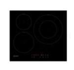 Placa de Inducción Indesit ISF13Q60NE 3 Zonas 7600W por 139€