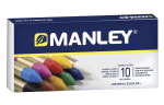 Manley Ceras blandas caja de 10 colores por 2,54€
