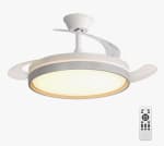 Ventilador Techo LED Silencioso: Motor Reversible, 6 Velocidades por 28.65€