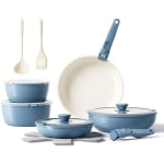 Redchef Ceramic Pots & Pans Set, 16 pcs Nonstick Cookware Set - Detachable Handle