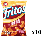 10 x Fritos de maíz con sabor a barbacoa MATUTANO, bolsa 130 g por 9.76€