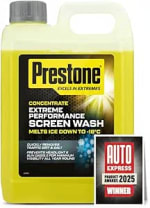 Prestone Extreme Performance Concentrated Screen Wash 2.5Ltr - Discount at checkout