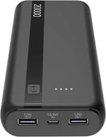 Power Bank 20000 mAh con 1 x USB-C 10,5 W - Salida: 1 x USB por 12.26€