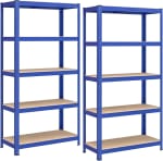 SONGMICS Set of 2 Heavy Duty Steel Shelving Units 5 Tier Amazon Deal £34.99