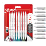 Gelschrijver Sharpie S-gel medium assorti blister à 8 stuks voor €14 bij Amazon