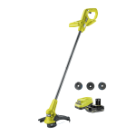 RY18LT23A-120K 18V ONE+ 23cm Grass Trimmer, 1x 2.0Ah battery, 1x charger and 3x FREE