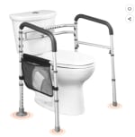Cadre de Toilette Sécurisé Pliable Réglable VEVOR à 68,99€