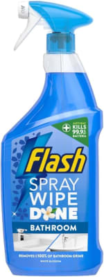 Flash Spray Wipe Done Bathroom Antibac Cleaning Spray White Blossom 800ml for £2.39