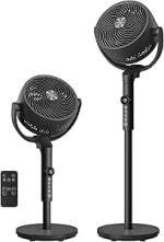 SONGMICS Standing Fan with Remote, Ink Black XFC002B1UK