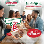 Compra 6 Donas y Lleva 6 Glaseadas Originales Gratis | Krispy Kreme