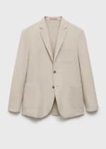 Americana traje slim fit lino por 15,99€ en Mango Outlet