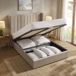 DUSK Madison Ottoman Storage Bed (Double, Oatmeal) – £274.34 with Code