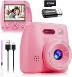 Cámara Fotos Infantil,1080P HD + Tarjeta de 32 GB por 8,99€