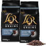 L'OR Sélection Intensité 6 grains de café 2 x 1 kg pour 29€ chez Amazon