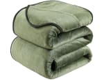 Manta de Franela Reversible HOZY Verde (150 x 200 cm) por 16,99€