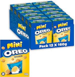 Pack 12 x 160g de OREO Galletas Golden Mini rellenas de crema de vainilla por 9.71€