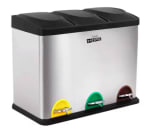 Wellhome cubo de reciclaje ecológico 45L 3 compartimentos por 50.24€