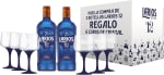Larios 12 (2 x 70 cl) + 6 copas por 26,90€ en Amazon