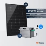 Kit Solaire Plug and Play 3000 Wc (5,76 kWh) à 1.799€