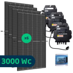 Kit Solaire Autoconsommation 3000 Wc Bifacial APSystems à 759,90€