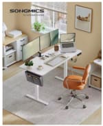 SONGMICS Escritorio Eléctrico 140x60cm por 73,50€