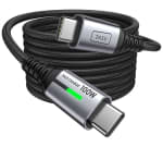INIU 100W Cable USB C a C, 2 m por $150 en Amazon