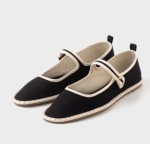 Bailarina de lona con cierre de hebilla para mujer TEX por 6.99€