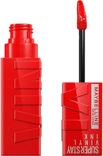 Maybelline SuperStay Vinyl Ink Lippenstift 25 Red Hot voor €4,99 bij Amazon