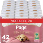 1+1 gratis op Page® toiletpapier - Sensitive wc papier - 42 rollen bij Bol